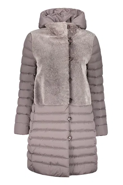 MOORER HOODED DOWN JACKET