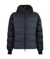 Moorer Celik Hooded Down Jacket In Black