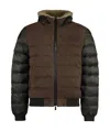 Moorer Peter Hooded Down Jacket In Black