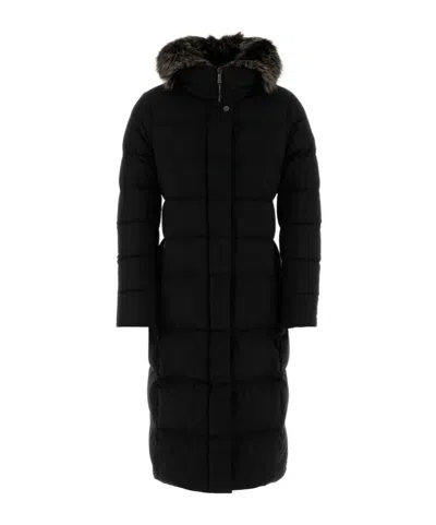 Moorer Hooded Down Jacket In Black