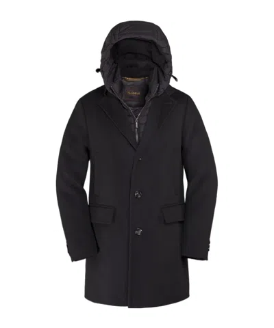 Moorer Hooded Down Jacket In Black