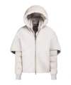 Moorer Hooded Down Jacket In White