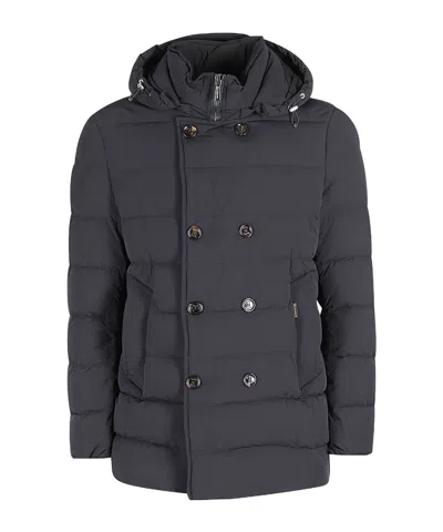 Moorer Hooded Jacket In Black