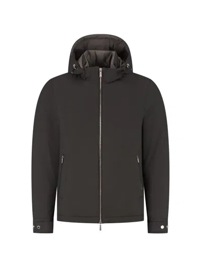 Moorer Oniro-stp Bomber Jacket In Black