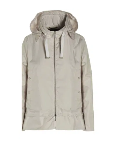 Moorer Hooded Jacket In Gray
