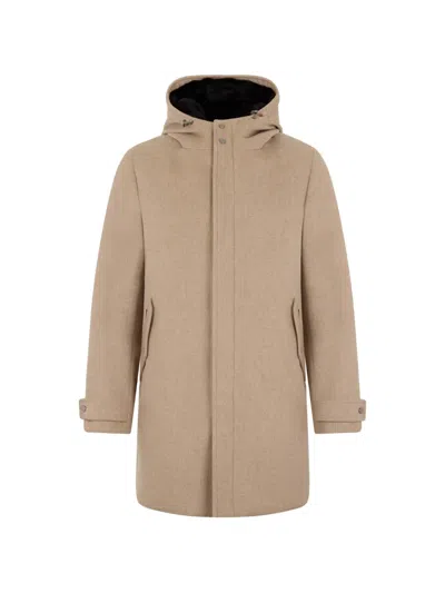 Moorer Hooded Jacket In Neutral