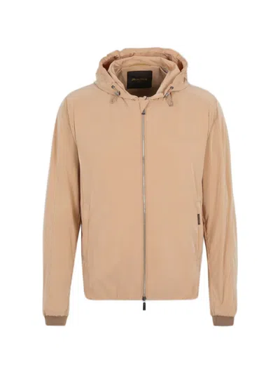 Moorer Hooded Jacket In Neutral
