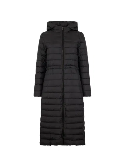 Moorer Hooded Padded Coat In Black