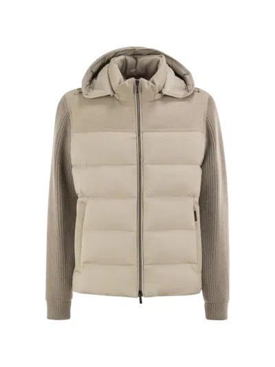 Moorer Allori-lsm Quilted Jacket In Neutral