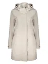 Moorer Percy Technical Fabric Parka In Gray