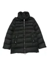 Moorer Hooded Puffer Jacket In Black