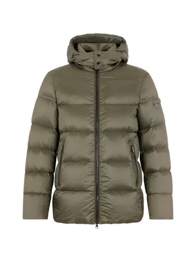 Moorer Hooded Puffer Jacket In Green