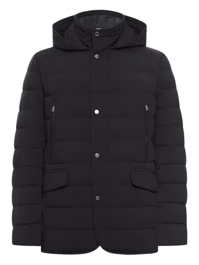 MOORER HOODED QUILTED JACKET