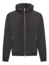 Moorer Oniro-stp Bomber Jacket In Black