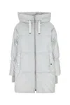 Moorer White Nylon Justine Down Jacket
