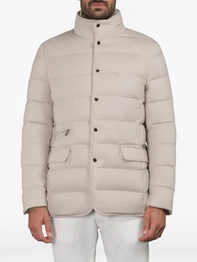 Moorer Ilvo Padded Jacket In Neutral
