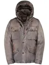 Moorer Isac Jacket In Brown