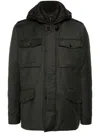 Moorer Isac Padded Jacket In Green