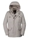 Moorer Isacco Hooded Jacket In Gray
