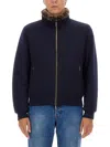 Moorer Bellati-mrw Wool Jacket In Blue