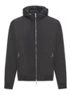 Moorer Oniro-stp Bomber Jacket In Black
