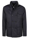 Moorer Boeri-wco Padded Jacket In Blue