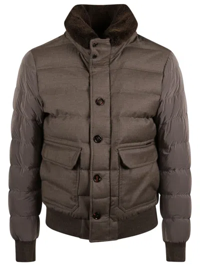 Moorer Jacket In Brown