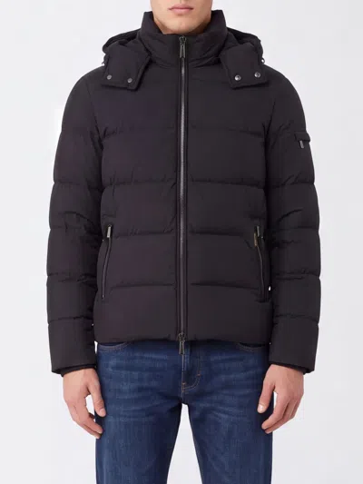 Moorer Jacket Men Color Black In Blue