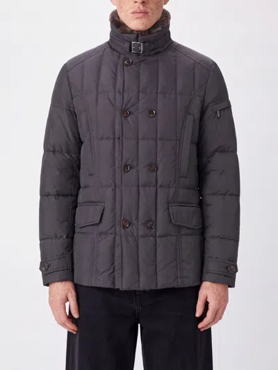 Moorer Jacket Men Color Black In Gray