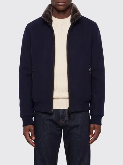 Moorer Jacket Men Color Navy In Blue