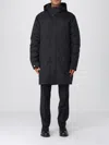 Moorer Smooth Medium Hooded Parka With Adjustable Cuffs In Black