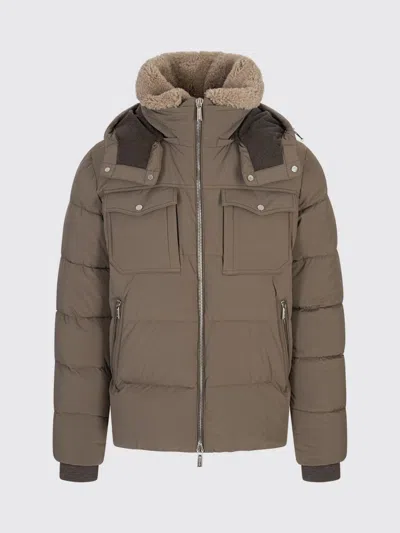 Moorer Alarick-kn Coats Beige In Brown
