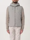 Moorer Dove Grey Polyester Evan Down Jacket In White