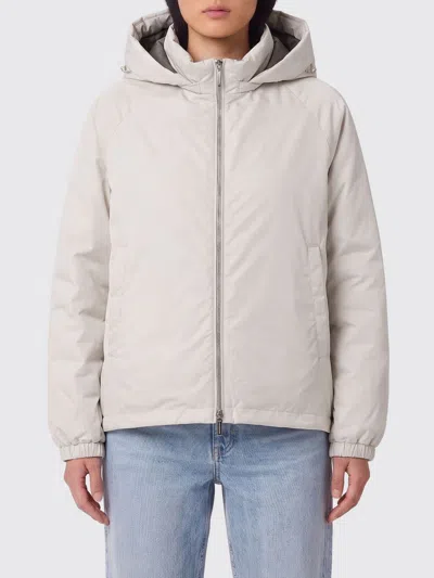 Moorer Jacket  Woman Color Beige In Gray