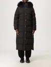 Moorer Long-sleeved Down Jacket In Black