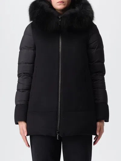 MOORER JACKET MOORER WOMAN COLOR BLACK,H25980002