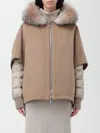 Moorer Brown Wool Pegaso Down Jacket In Black