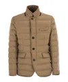 Moorer Jacket-style Down Jacket In Brown