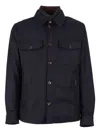 Moorer Tailored Black Wool And Cashmere Duino-ll Jacket In Blue