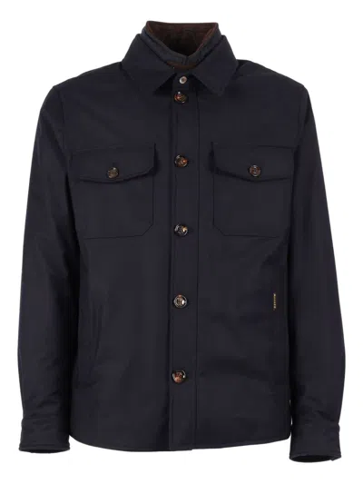MOORER MOORER JACKET WITH POCKETS DUINO
