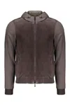 Moorer Panelled Bomber Jacket