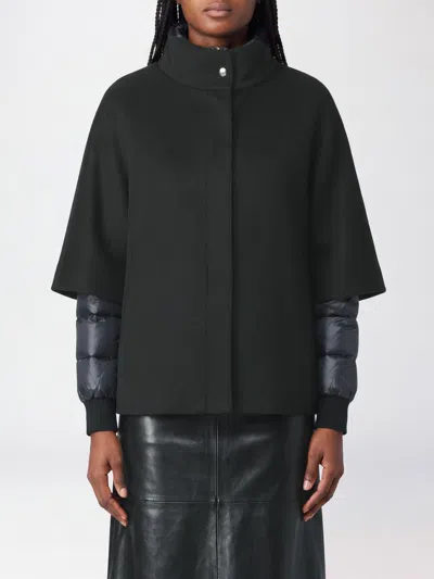 Moorer Jacket Woman Color Forest Green In Black