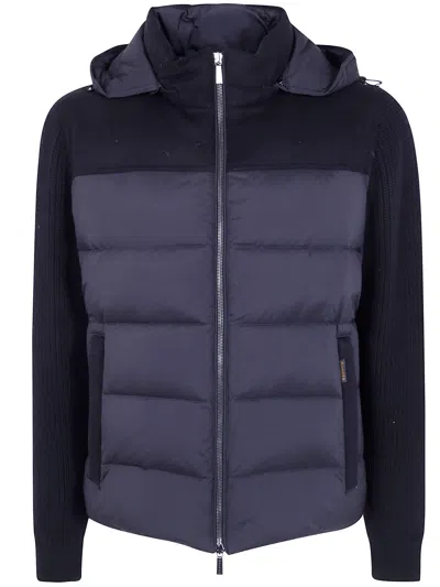 Moorer Jacket Wool Blend "allori" In Black