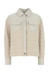 Moorer Jackets And Vests In Beige O Tan