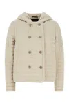 Moorer Sand Nylon Blend Dimea Down Jacket In Beige O Tan