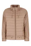 Moorer Danielle Down Jacket In Nylon Blend In Brown