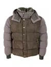 Moorer Leather Jacket In Choco