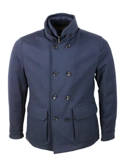 Moorer Jackets In Dark Blu