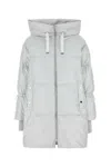 Moorer White Nylon Justine Down Jacket In White