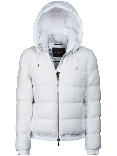 Moorer Janaya-dy Puffer Jacket In White